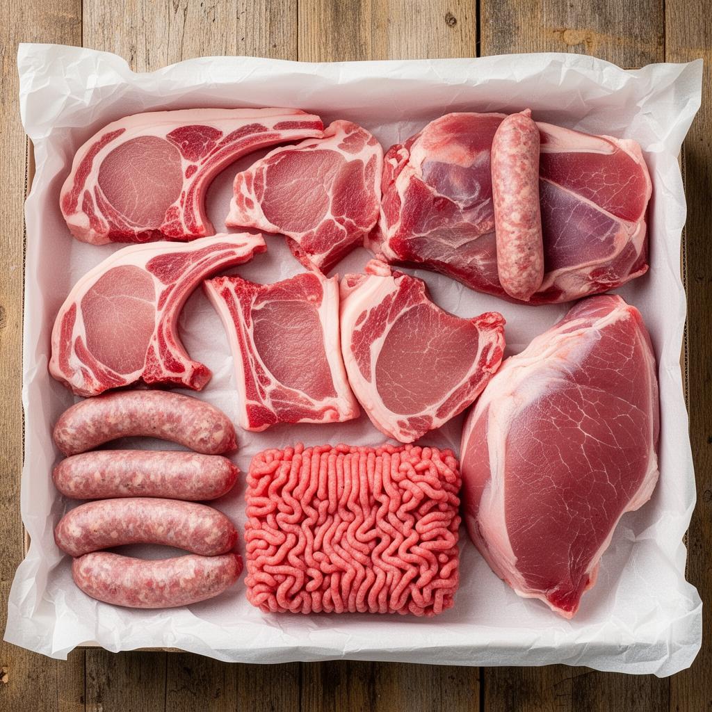 Pork Boxes Delivered | Peacocks Farm Lake District